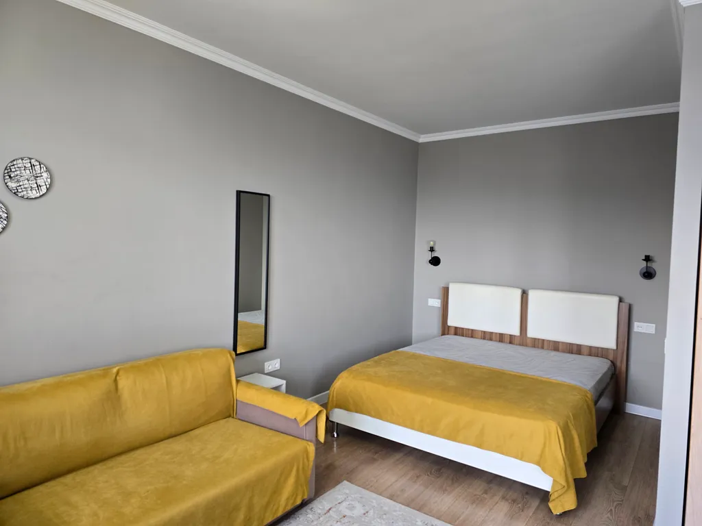 Квартира Уютная однокомнатная квартира студия в жк Палладиум с  видом на горы — Алматы