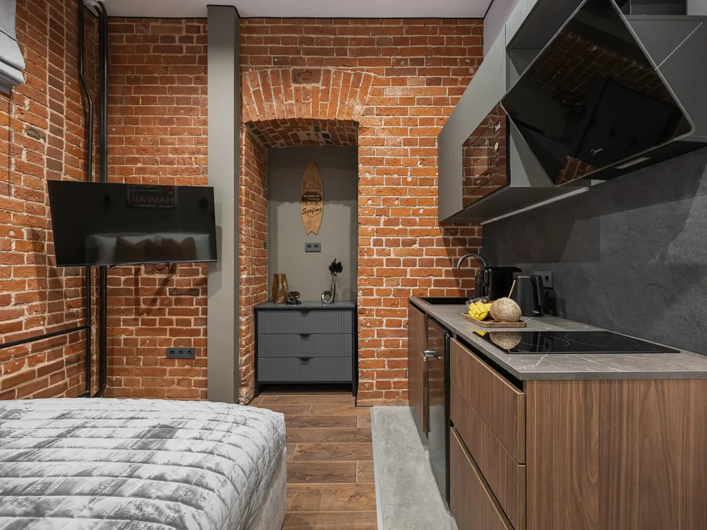 Квартира Квартира Стильный Loft 4 у Кремля — Москва