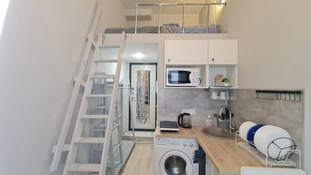 Квартира Квартира Уютная студия на набережной реки Пряжка — Санкт-Петербург