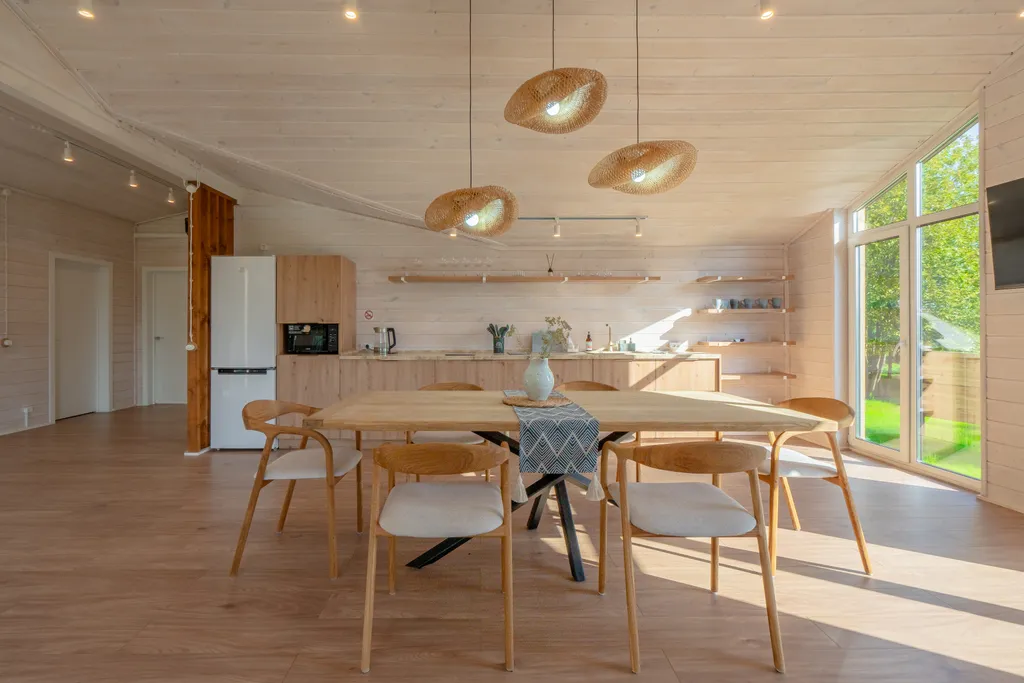 Светлый дом с панорамной гостиной