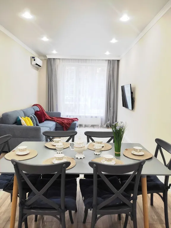 Квартира Уютная квартира в пастельных тонах Эстет — Алматы