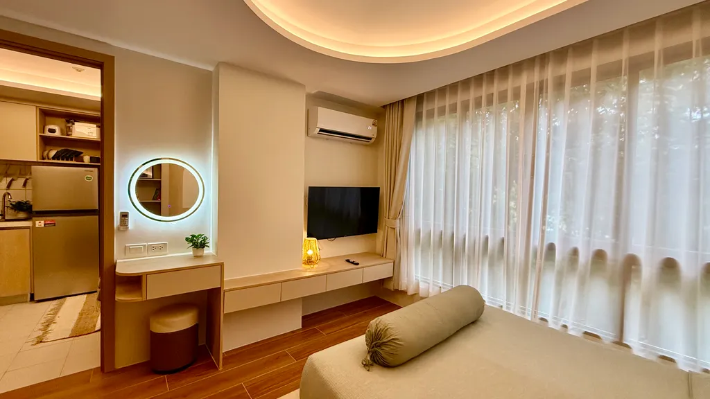 Уют у моря 1 спальня, бассейн, атмосфера дзен