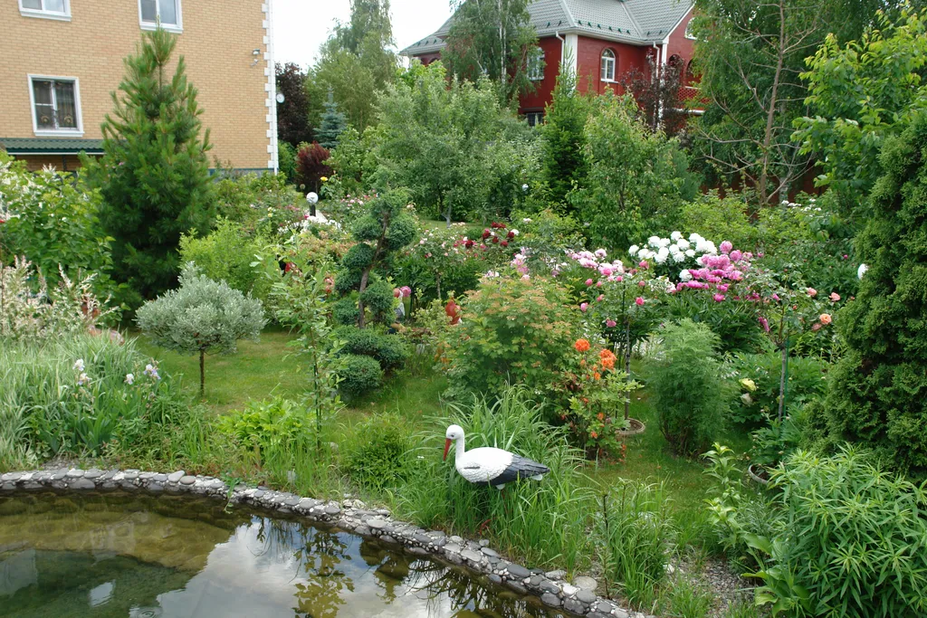 Дом в ботаническом саду