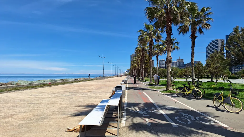 Квартира Квартира Апартамент Batumi view, первая линия, с видом на море — Батуми