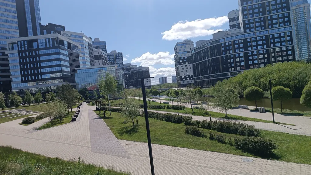 Квартира с камином и кондиционером в ЖК Парковый