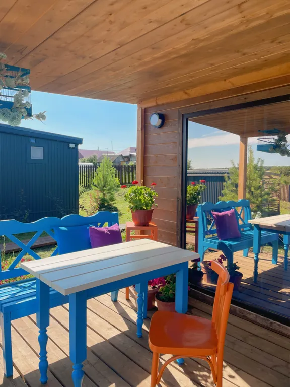 Коттедж Дом-номер с террасой для двоих. Глэмпинг "улей" — аренда посуточно в Уфа