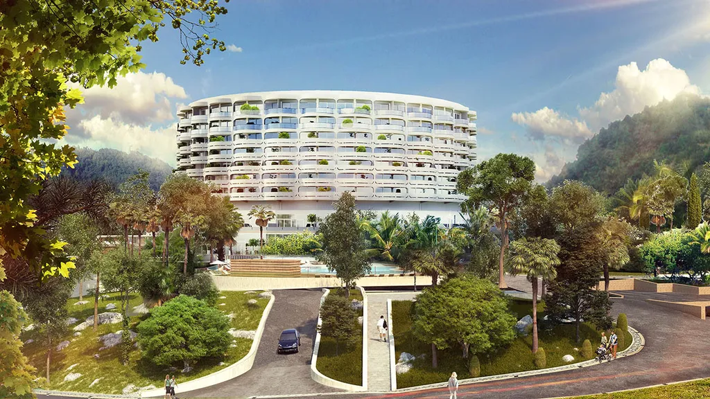 Апартаменты с отдельной спальней в закрытом апарт-отеле 4 *