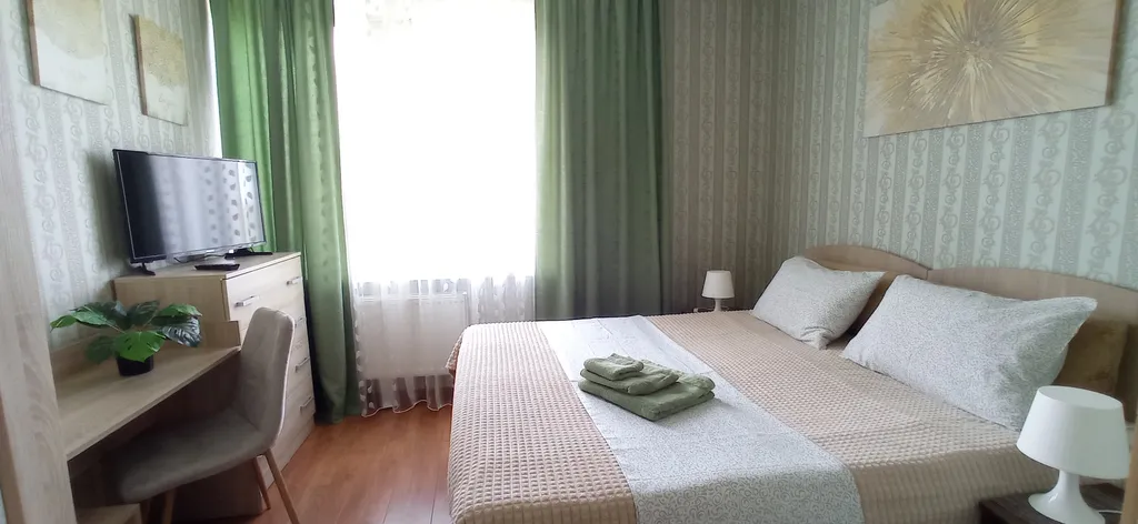 Квартира Квартира Уютная двушка на аллее 1000 сосен у санаториев — Горячий Ключ