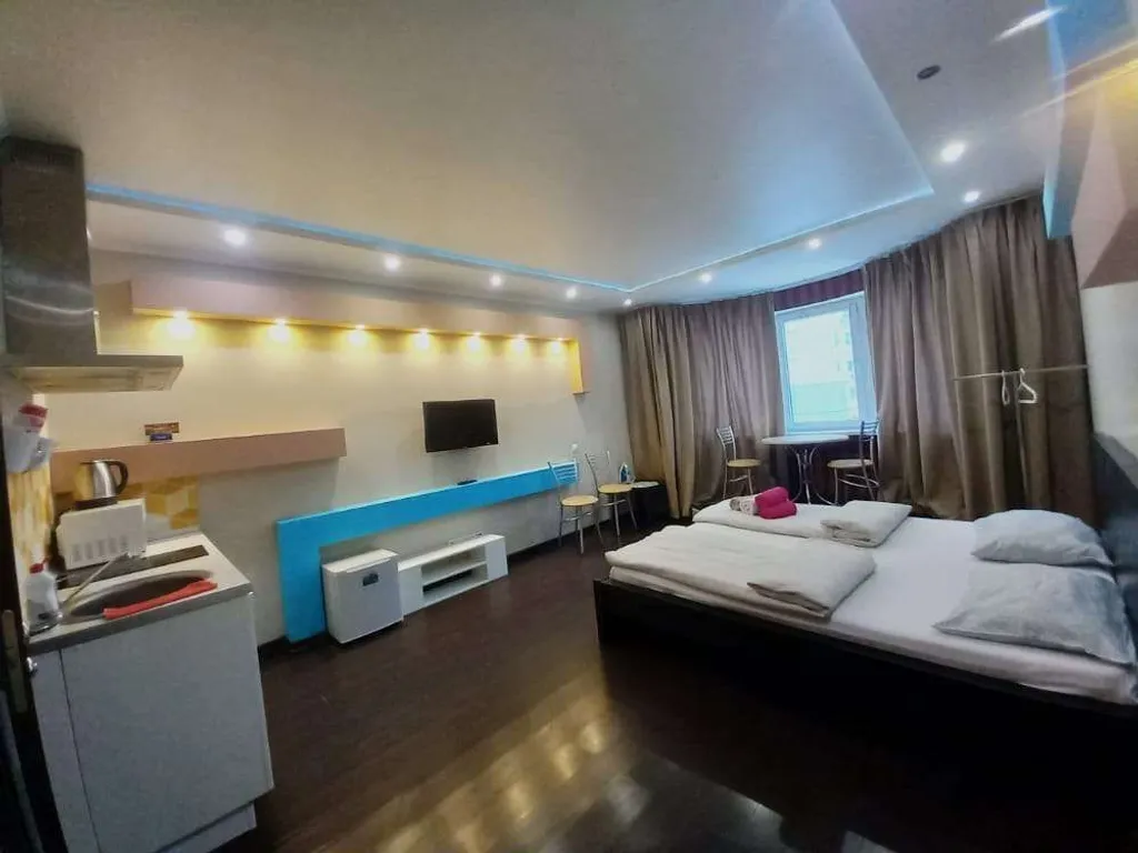 Студия со свежим ремонтом