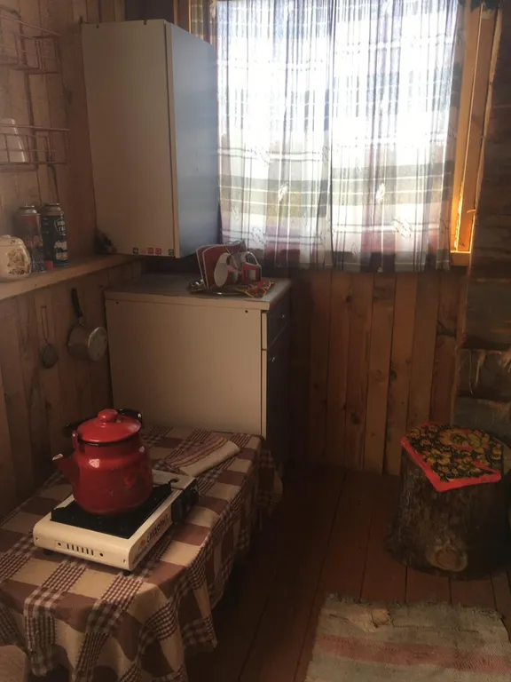 Деревенский домик с печкой и летней кухней