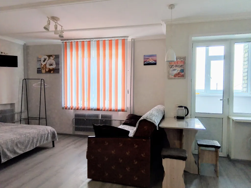 Студия с красивым видом