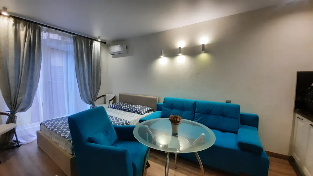 Квартира Квартира Студия на первом этаже с выходом на задний двор ЖК Резидент — Адлер