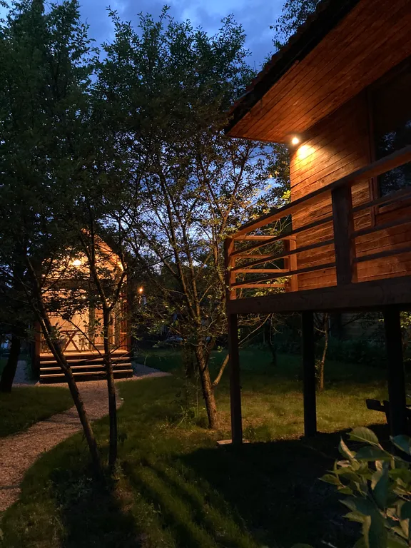 Коттедж Коттедж Новый барнхаус с баней — Манюхино