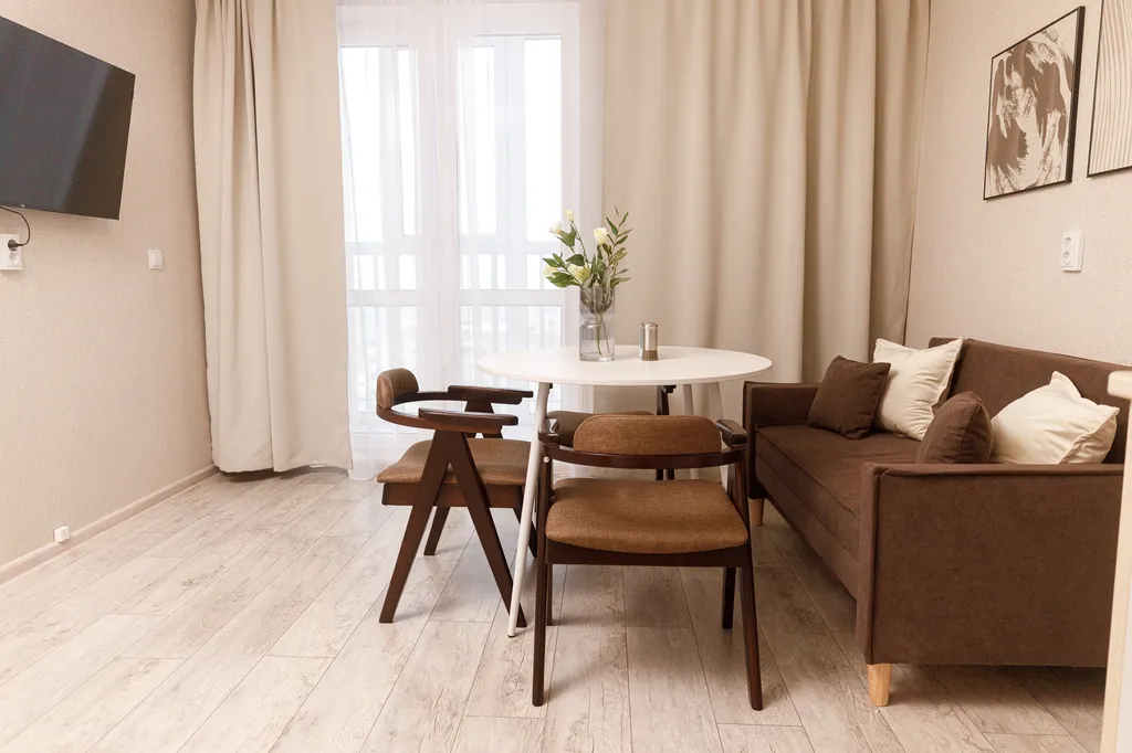 Стильная двухкомнатная квартира в новостройке