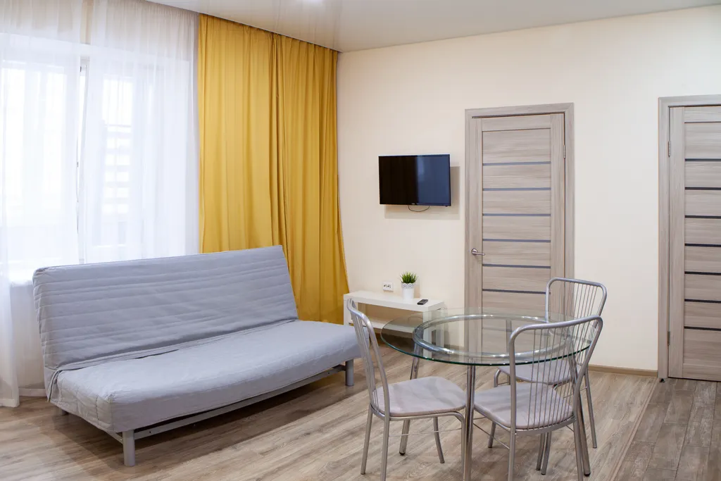 Просторная студия со спальней