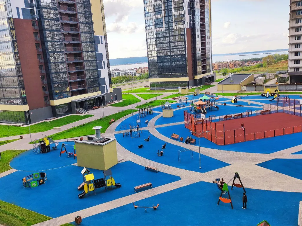 Видовая квартира в новом ЖК с шикарным видом на реку Кама