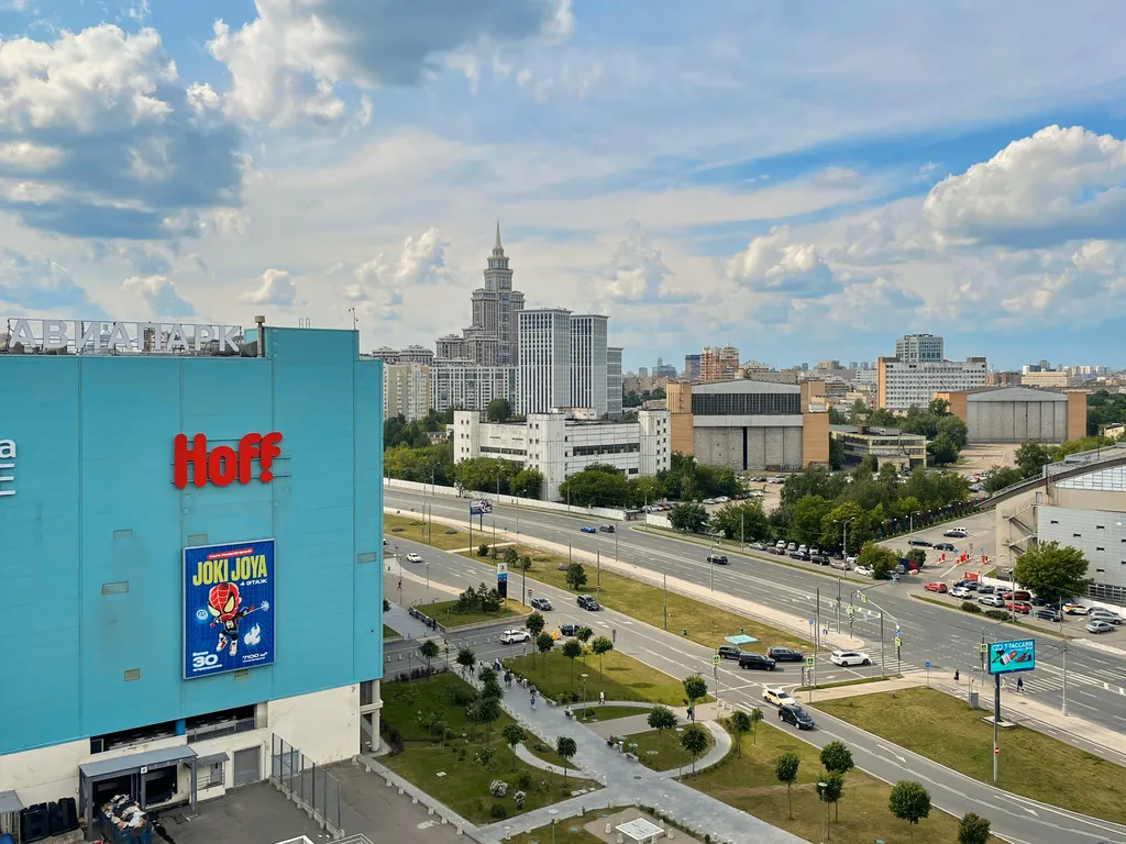 Квартира Улучшенные Loft видовые апартаменты метро ЦСКА 3 мин — Москва