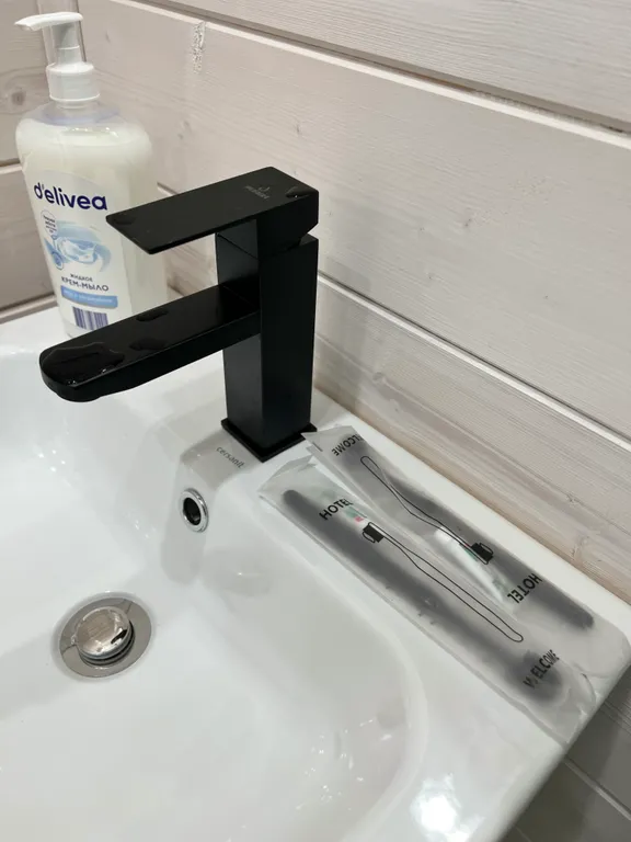 БарнХаус с купелью у озера