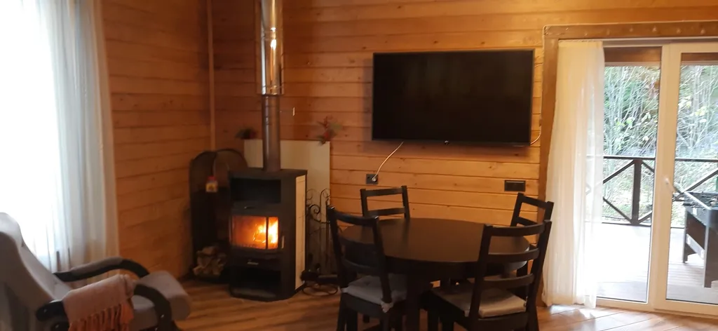 Комфортабельный коттедж с сауной на берегу водоема