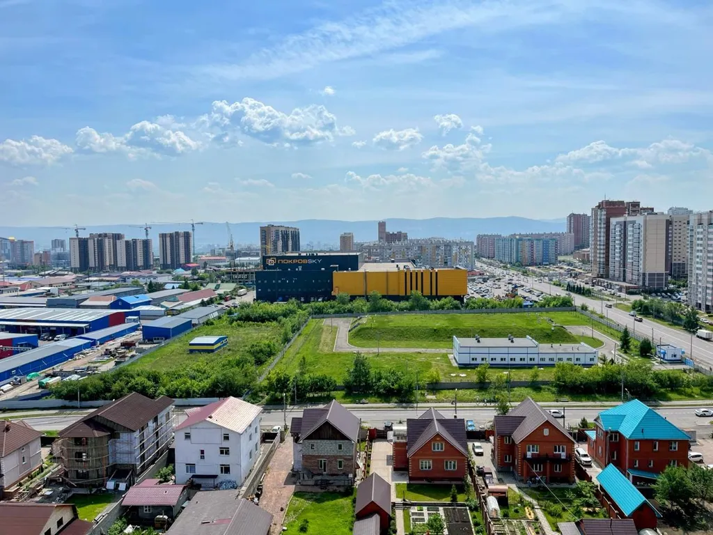 Квартира Квартира Уютная студия с панорамным видом на город — Красноярск