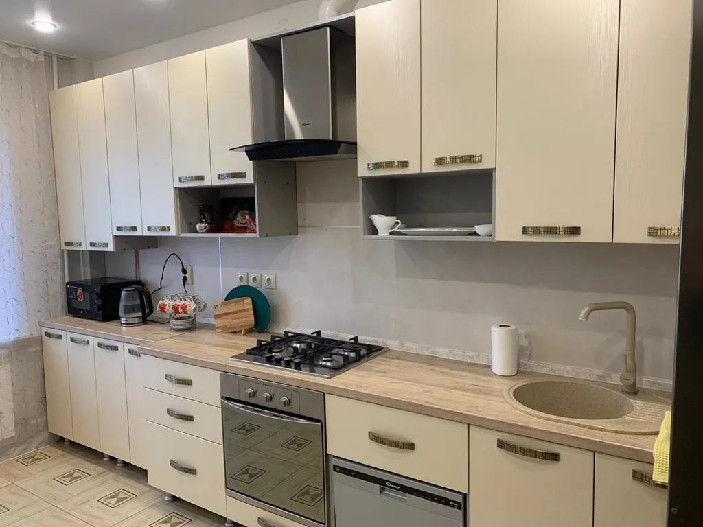 Уютная однокомнатная квартира напротив речки Великая