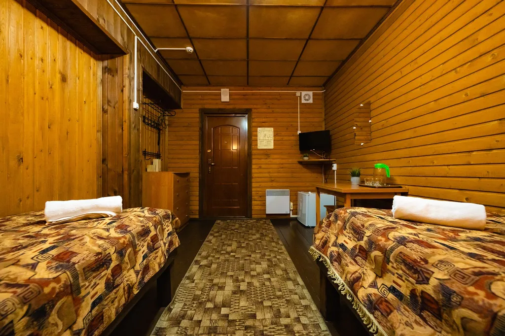 Квартира Двухместный номер эконом с 2 отдельными кроватями без окна — Веськово