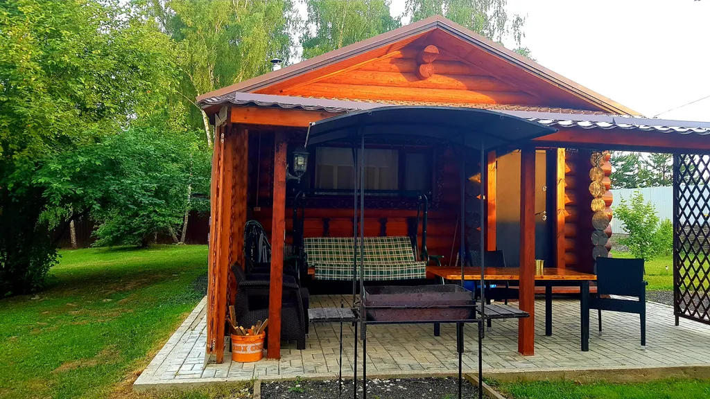 Коттедж с 1-й спальней, камин + сауна