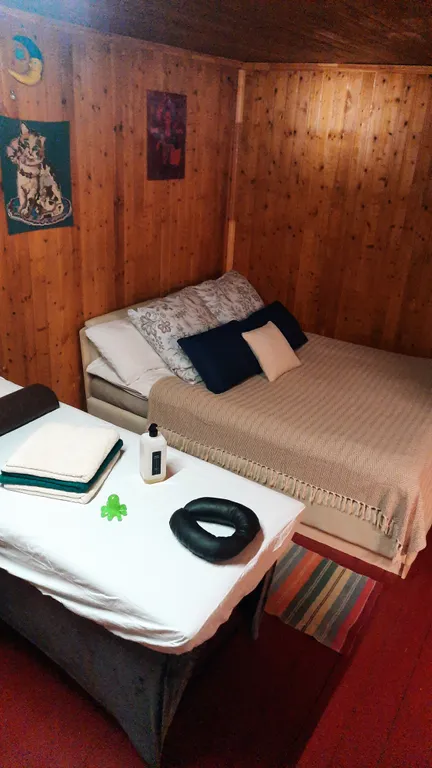 Домик Уют Самана в Родовом поместье в лесу