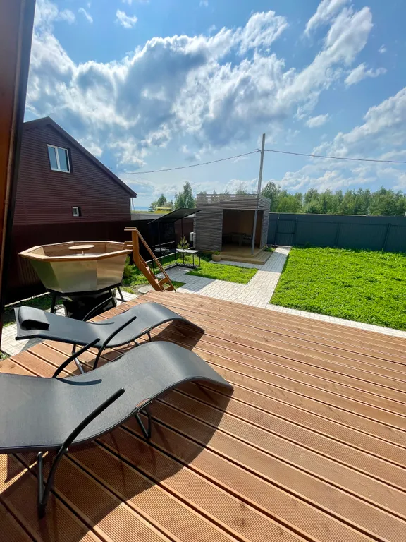 A-frame на берегу Волги