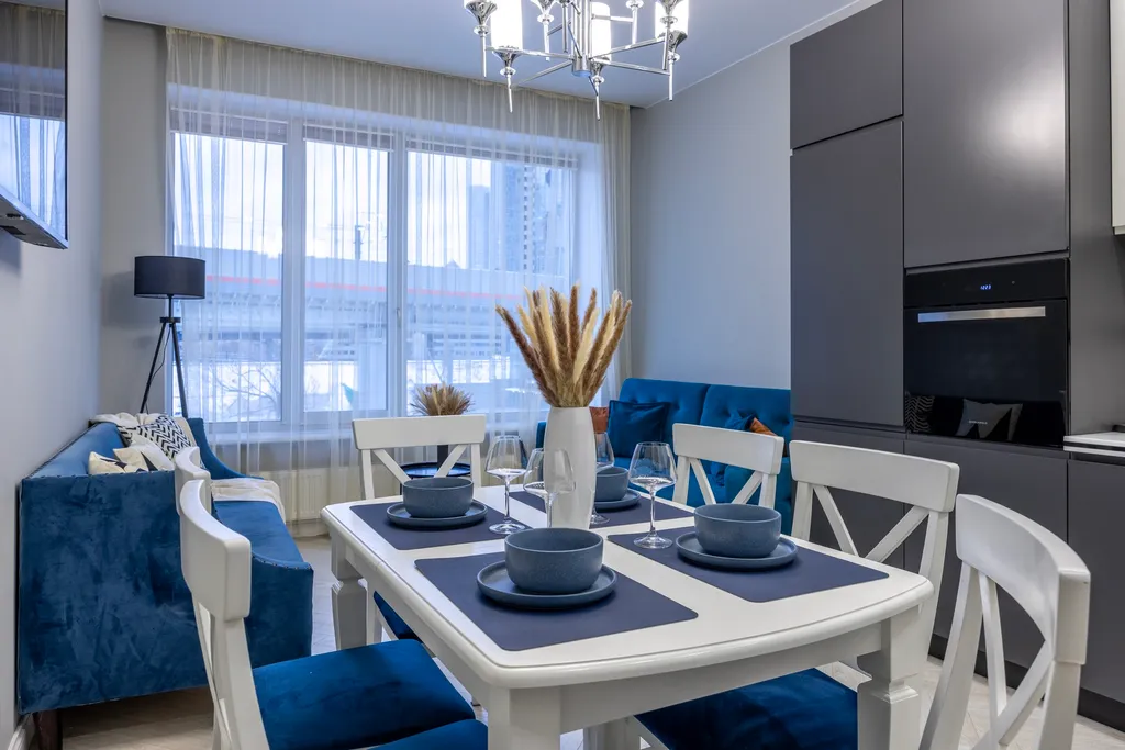 Квартира Квартира Дизaйнeрcкая евротрёшка в ЖК Нeаdliner — Москва