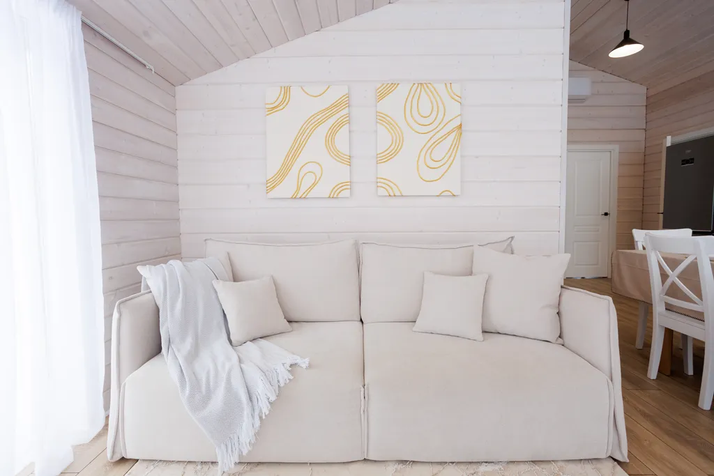 Уютный дом для отдыха на природе с просторной сауной