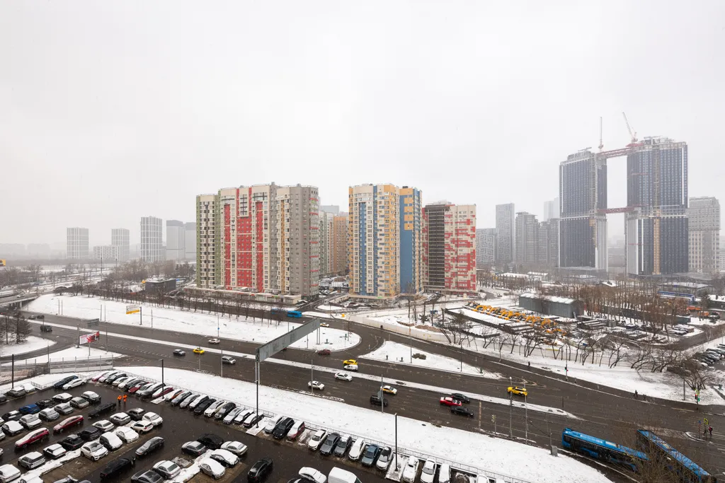 Квартира Квартира Евро-трёхкомнатная с шикарными видами — Москва