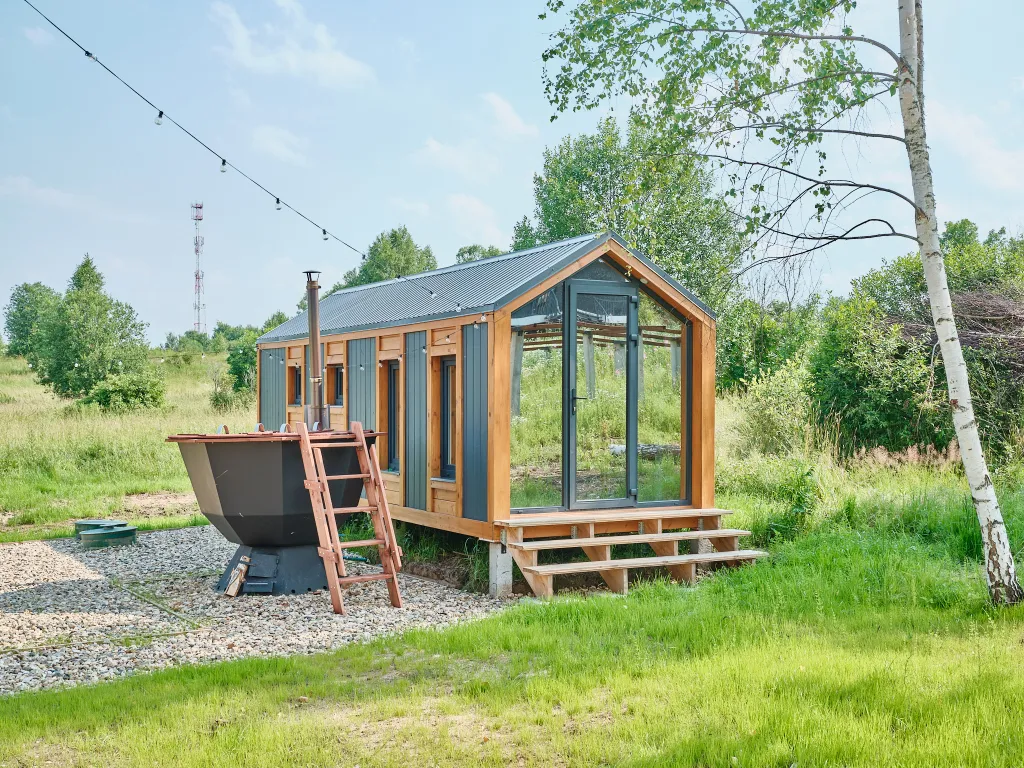 Двухэтажный дом 472 с банным чаном и камином