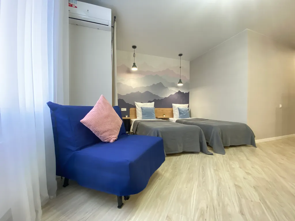 Дизайнерская студия Бизнес с красивым видом на город