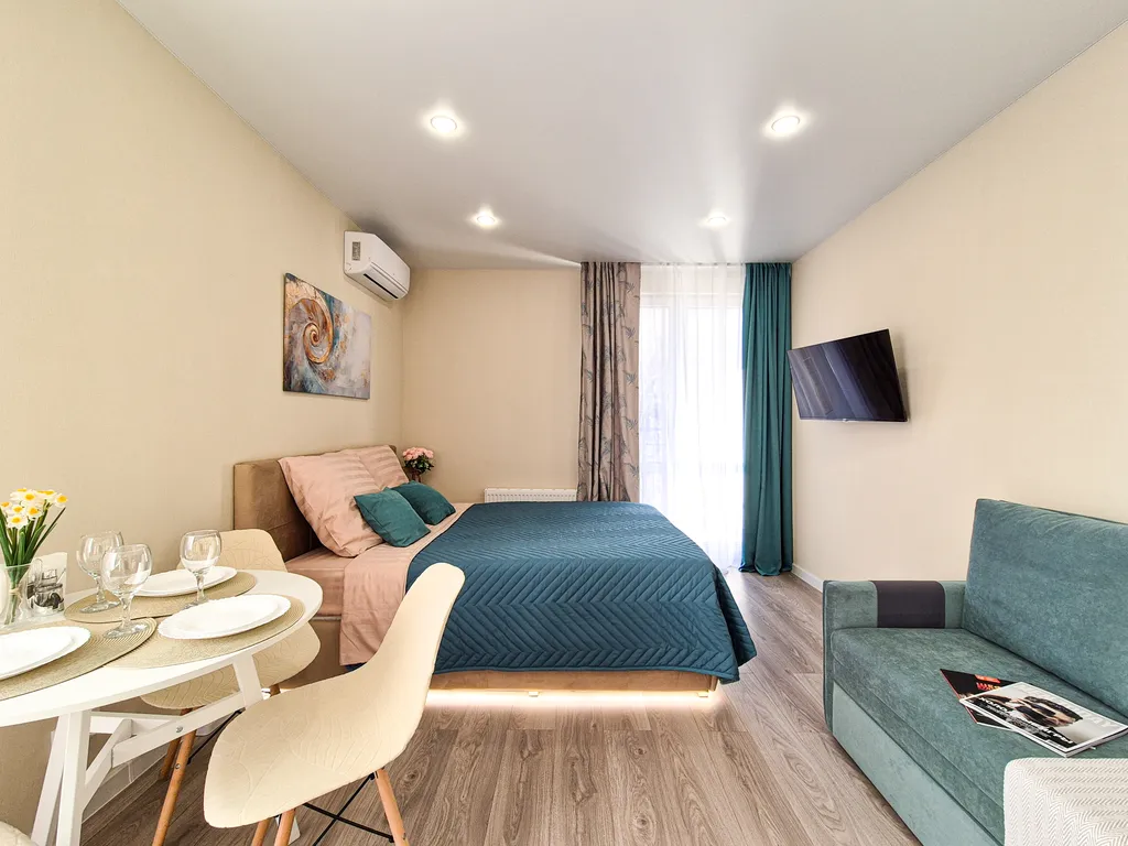 Квартира с двумя балконами и потрясающими закатами — аренда посуточно в Кудепста