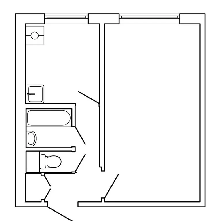 Однокомнатная квартира эконом класса