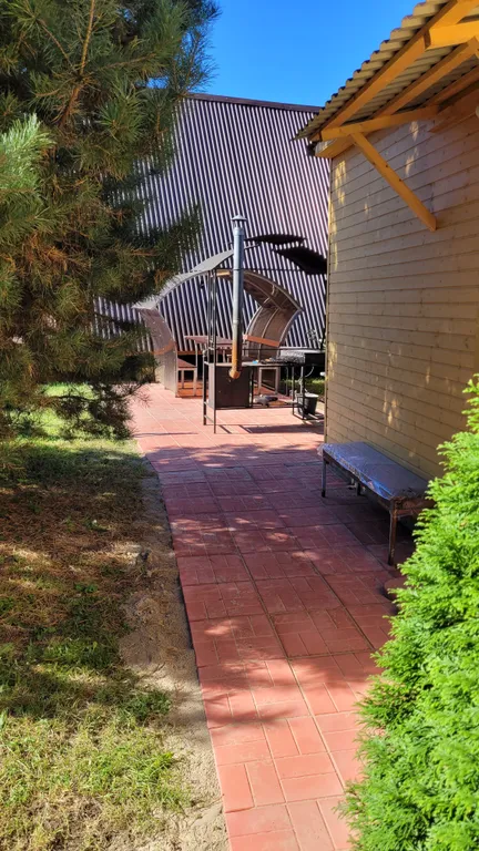 Дом A-frame с баней