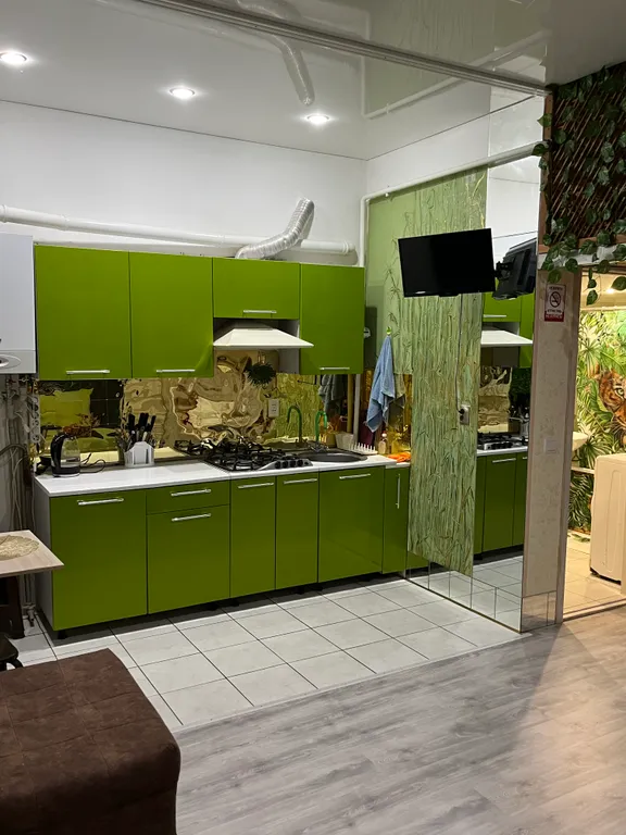 Шестиместная студия, 200 шагов до озера