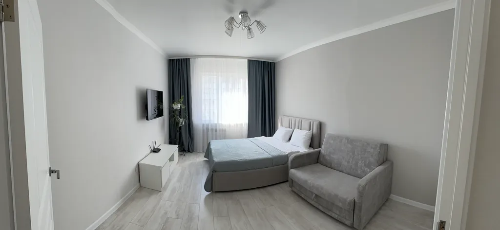 Светлая квартира рядом с аквапарком