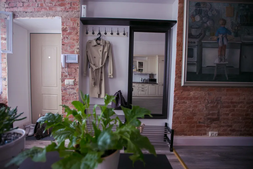 Огромные апартаменты с видом на крышу