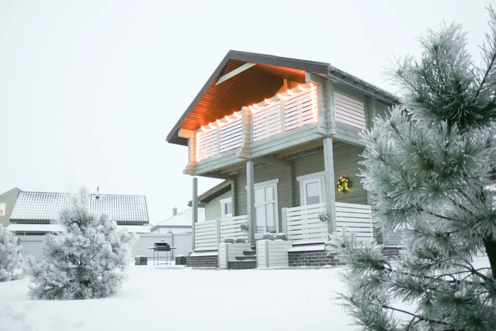 Коттедж Уютный светлый деревянный домик с сауной и купелью — аренда посуточно в Прилуки