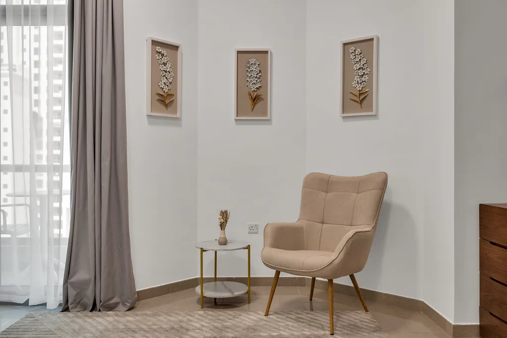 Квартира уютная с 1 спальней в районе Dubai Marina