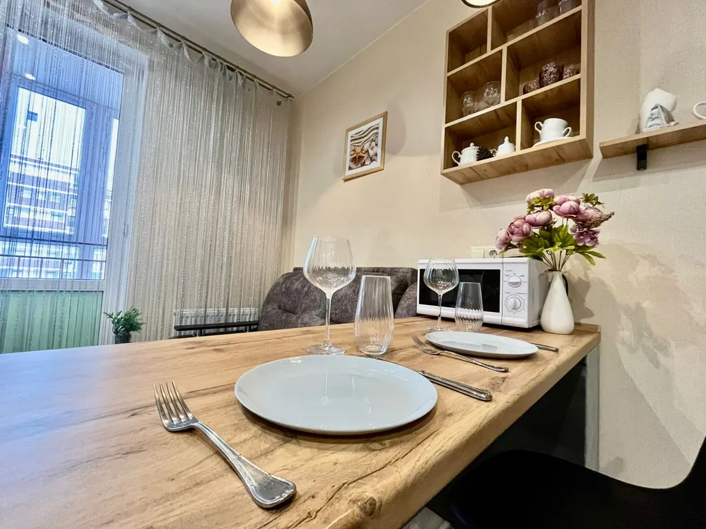 Квартира Уютная чистая 1к квартира с отличным ремоном — Анапа