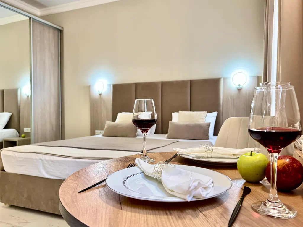 Квартира Квартира Комфорт с видом на горы и балконом — Лазаревское