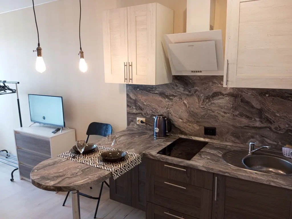 Уютная студия с красивым видом