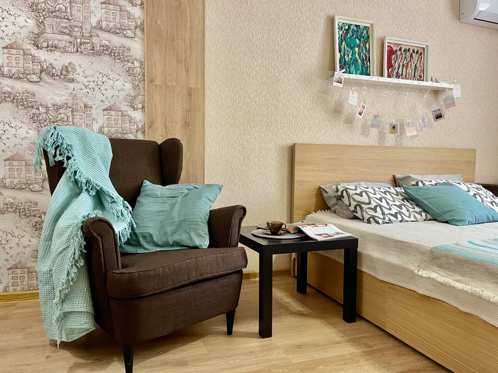 Уютная квартира с отдельным входом в ЖК Кипарис