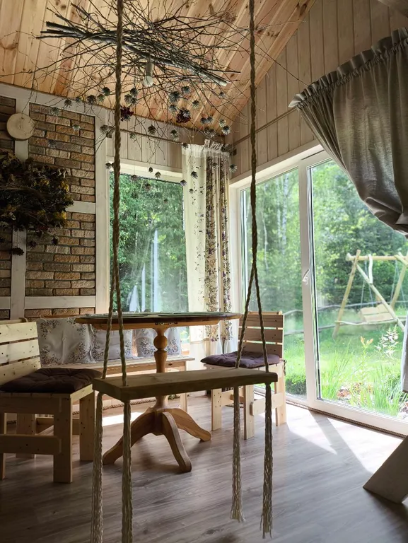 Новый уютный теплый домик с баней возле леса в 7 километрах от Гродно