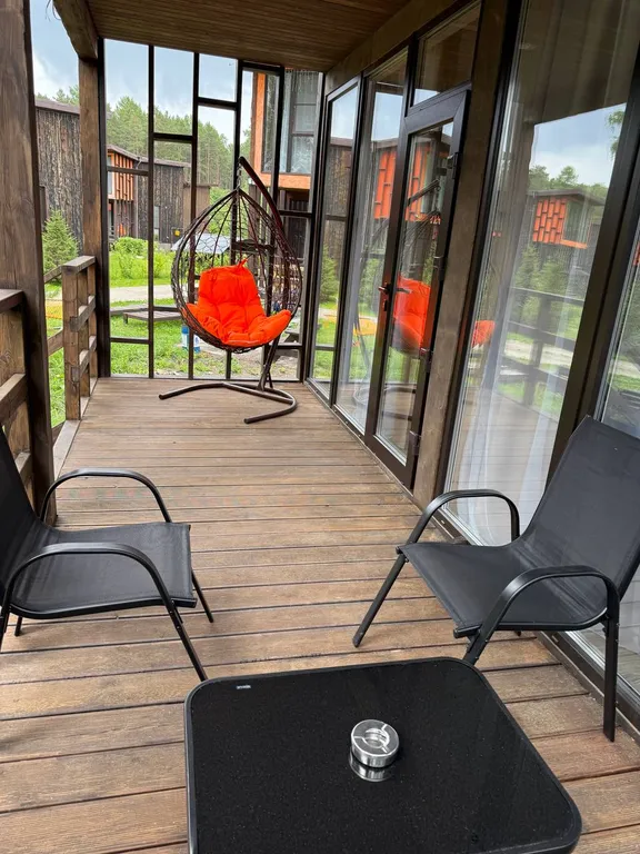 Студия на 2-4 человека на первом этаже шале Тургояк