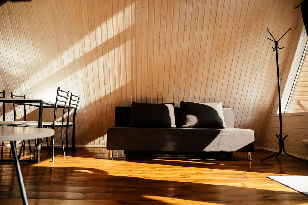 Шале с верандой на горнолыжном склоне