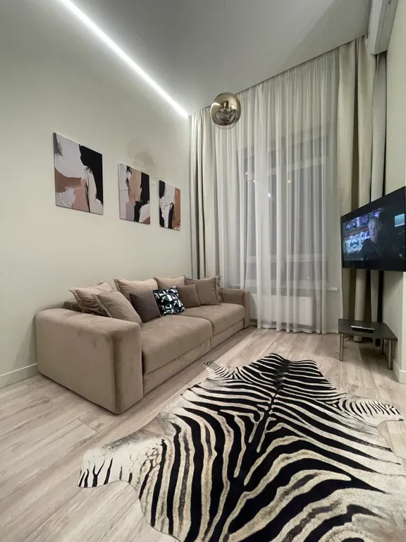 Квартира-пентхаус с высокими потолками